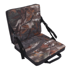 Tree Stand Seat Cushion, Thicker Design Quilted Foam Mat For Outdoor Adventures, Moisture Resistant Portable Seat With Storage Pocket For Hunting,