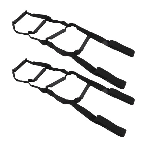 Adjustable Mobility Aid, Non-slip Standing Assist, 2PCS Durable Nylon Comfortable Handle for Safe & Easy Use 1