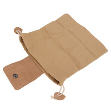 Borsa da raccolta in tela kaki 21x22x1 cm 88 g