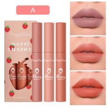 Rossetto Nude Matte, Matita liscia vellutata nutriente con elevata pigmentazione per un trucco dai colori audaci e divertenti, portatile e adatta per