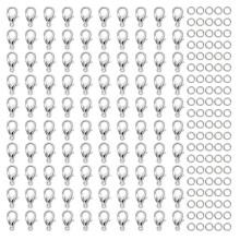 Eleganti accessori per la creazione di gioielli, chiusure a moschettone resistenti e durevoli, per progetti di artigianato fai da te, ampia