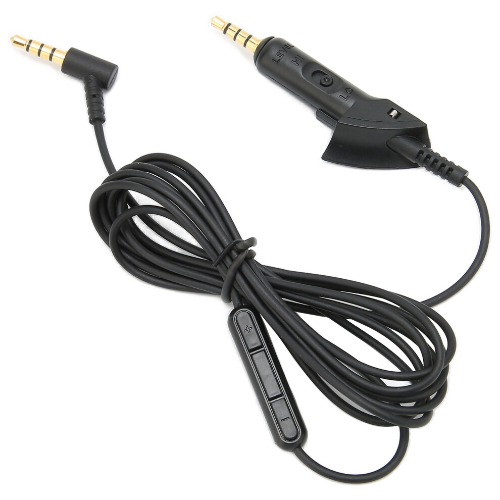 Audio Cable For Quietcomfort Headphones, Oxygen-Free Copper Cores, Nylon Reinforcement, And Plated Connectors For Uninterrupted Listening Bliss Gold 9433291111413