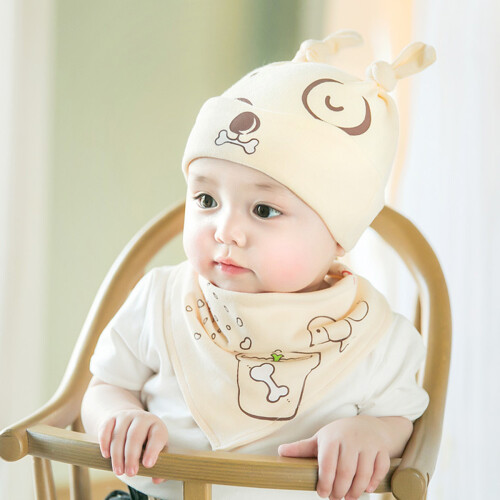 Βρεφικό καπέλο Beanie με αυτιά, ζεστό πλεκτό καπέλο με σχέδιο αρκούδας για 2