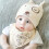 Βρεφικό καπέλο Beanie με αυτιά, ζεστό πλεκτό καπέλο με σχέδιο αρκούδας για 2