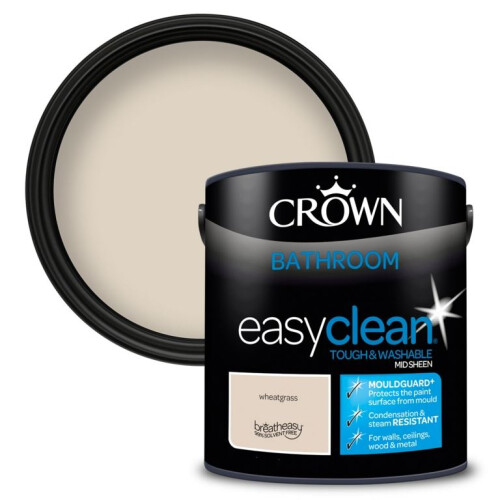 Crown (Wheatgrass) Crown Easyclean Bathroom Mid Sheen 2.5L 1