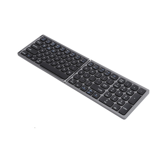 Foldable Wireless Bluetooth Keyboard, Ultrathin Design with Numeric Keypad for Business-Level Efficiency, Multi-Device Compatibility Ensures Seamless 2