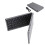 Foldable Wireless Bluetooth Keyboard, Ultrathin Design with Numeric Keypad for Business-Level Efficiency, Multi-Device Compatibility Ensures Seamless 8