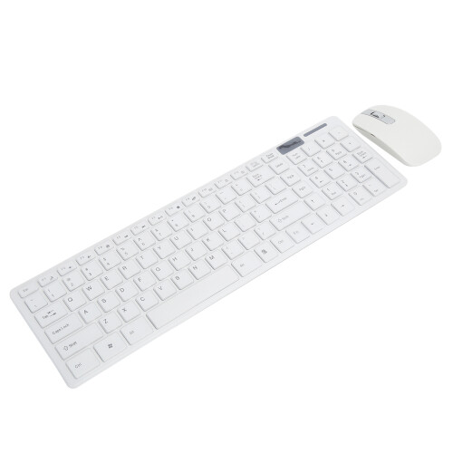 Versatile Wireless Keyboard Mouse Set, Compatible With Multiple Devices And Equipped With Multimedia Hotkeys For Enhanced Control Over Your Digital 1