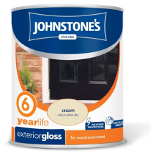 Johnstone's - Exterior Hardwearing Gloss 750ml - Cream