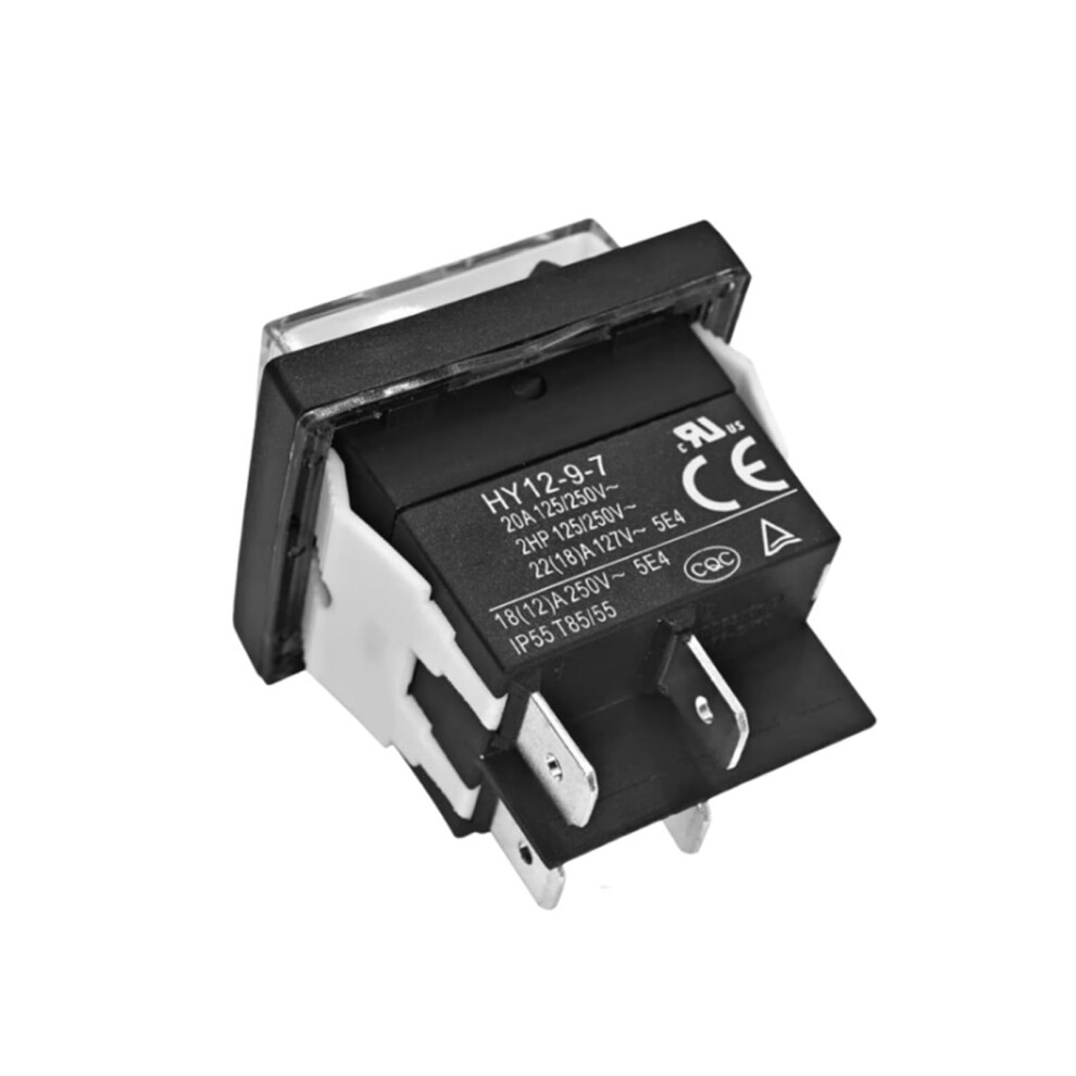 Industrial Push Button Switch 4 Pin With Cover Heavy Duty Flame Retardant Pa66 For Appliances 9382693852960