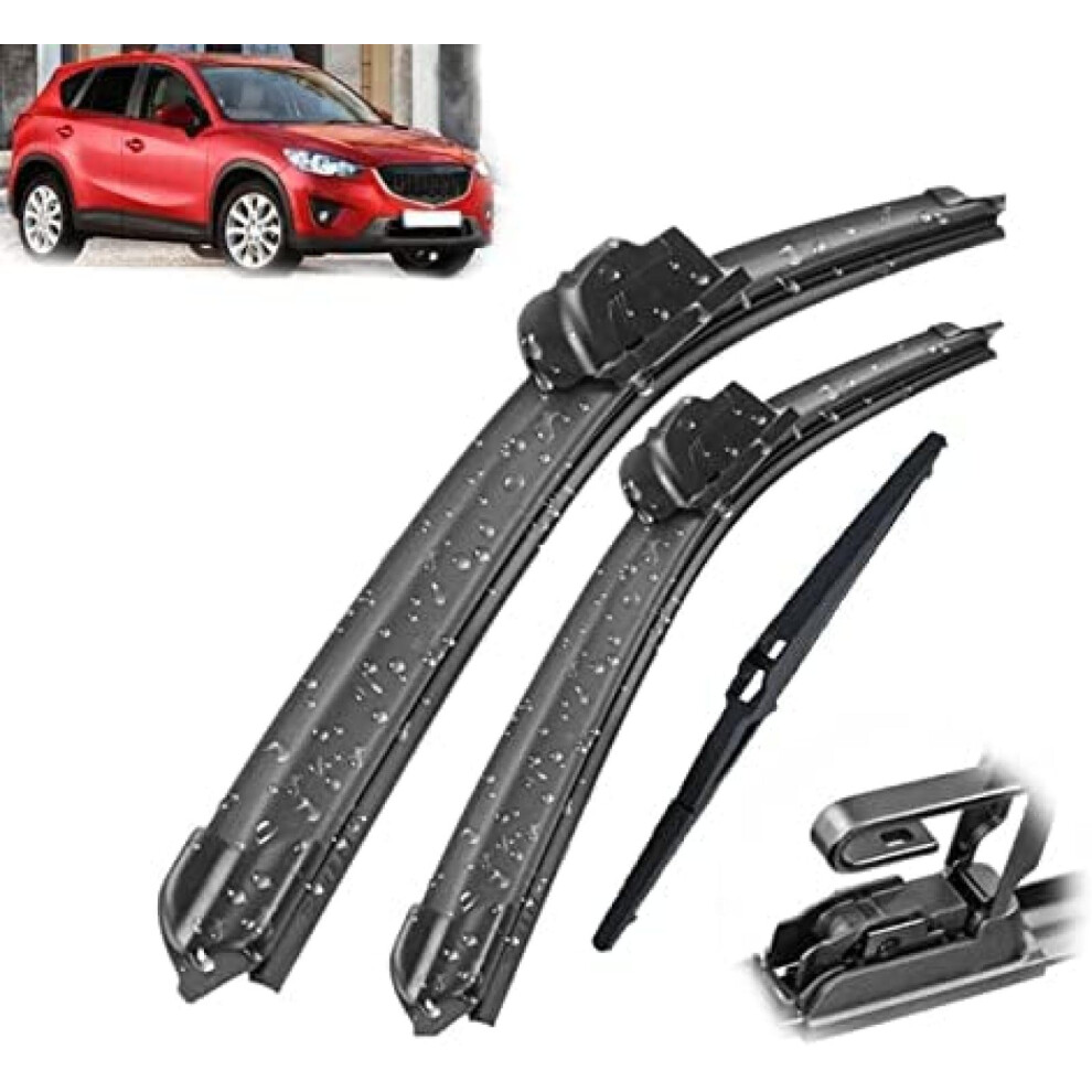 Front Rear Wiper Blades For Mazda Cx5 Ke 20122017 Windshield Window 24' 18' 14' Wiper 9347817975635