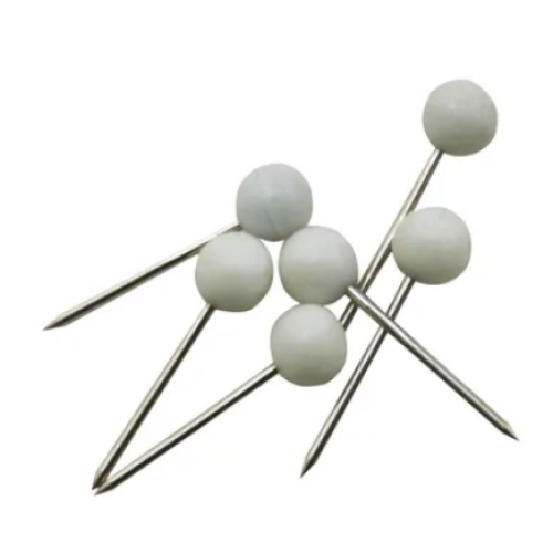 Map Pins White (100 Pack) 26871 2
