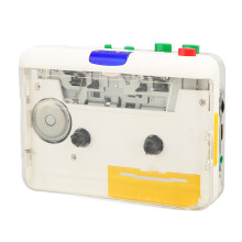 USB Cassette to MP3 Converter with 3.5mm Jack, Portable Tape Player,ABS & Aluminum