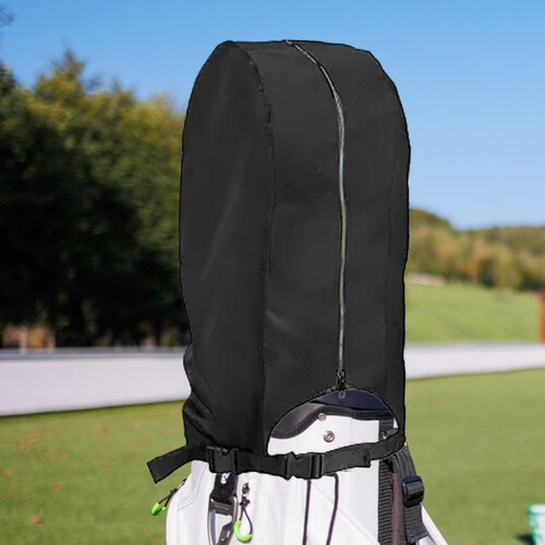 Golf Bag Cover Foldable Lightweight Protector Weatherproof Rain Hood For Golf Course Practice Range 1