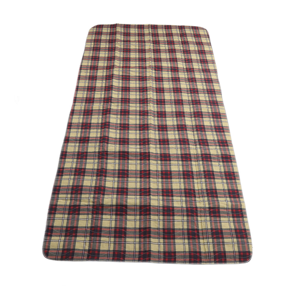 Washable Incontinence Bed Pads 80x90cm, Waterproof, Reusable Plaid Underpads for Adults & Toddlers