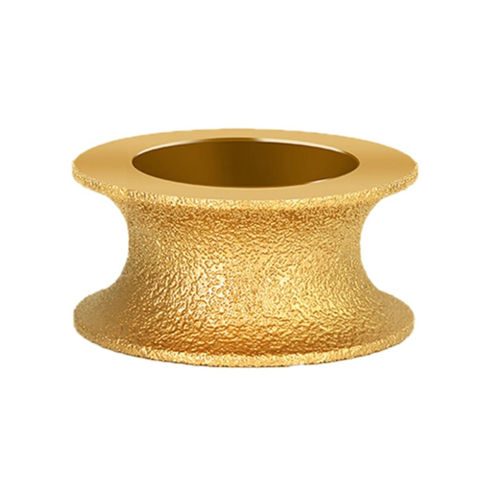 30Mm Thick Gold Brazed Diamond Angle Grinder Stone Grinding Wheel For Angle Grinder Tool Compatibility 9347817176544