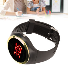 digitale Kinderuhr 240 mAh mit eingebauter CR2032-Knopfzelle Gold OS