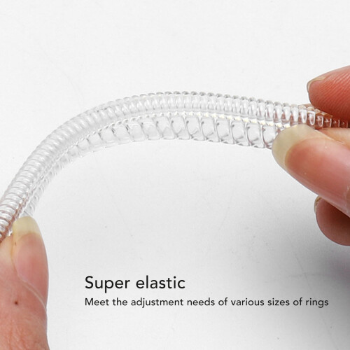 Super Elastic 4mm Transparent Ring Adjuster for Loose Ring Fix 2
