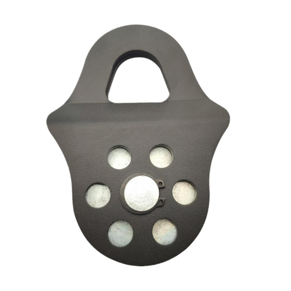Steel Pulley For Snatch Block Â Capacity Towing Tool, Ideal For Offroad Vehicles And Recovery Operations, Black 9347817976663