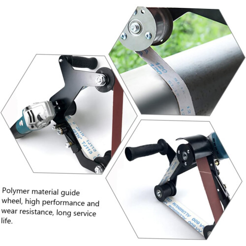 Cordless Belt Sander Polishing Machine Tube Sanding Attachment For Air Tools Grinder Mirror Processing Tool 1