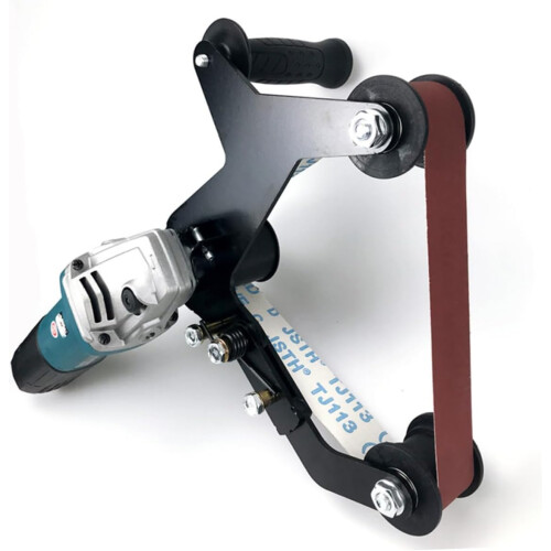 Cordless Belt Sander Polishing Machine Tube Sanding Attachment For Air Tools Grinder Mirror Processing Tool 2
