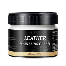 Leather Care Cream, Leather Protection Cream, Natural Softness Oil for Bags, Shoes, Sofa, Car Interior, 100g Portable Polish with Pleasant Fragrance.
