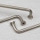 160mm Satin Nickel Curved Cabinet Handle Pipe Bar Pull 14