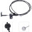 1 PC Hood Release Cable, Cable for Removing Bonnet Locks, Cable for Latch Lock with Pull Handle, 74130SNAA01 Bonnet Pull Release Cable 5