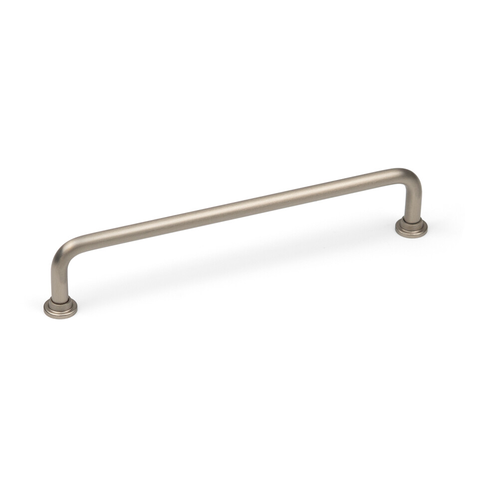 160Mm Satin Nickel Curved Cabinet Handle Pipe Bar Pull 5056767304474