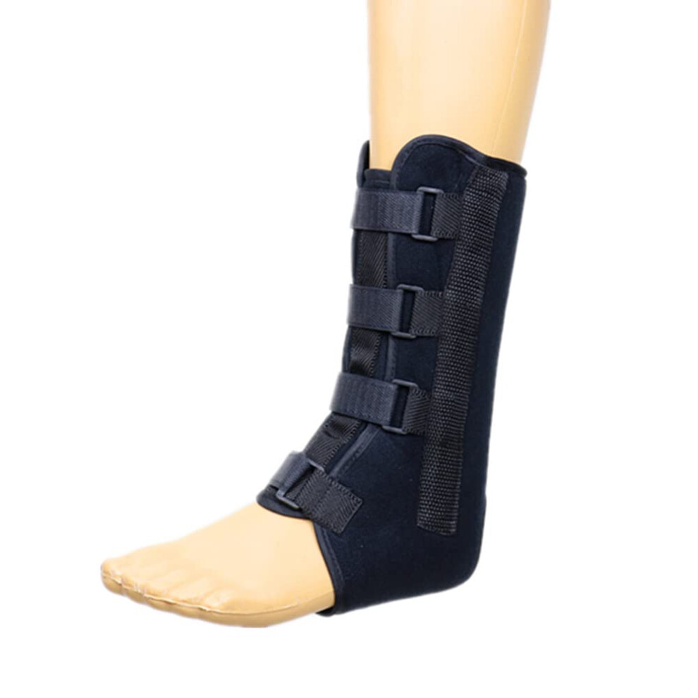 Adjustable Ankle Brace with Breathable Padded Support for Injury Recovery and Fracture Healing
