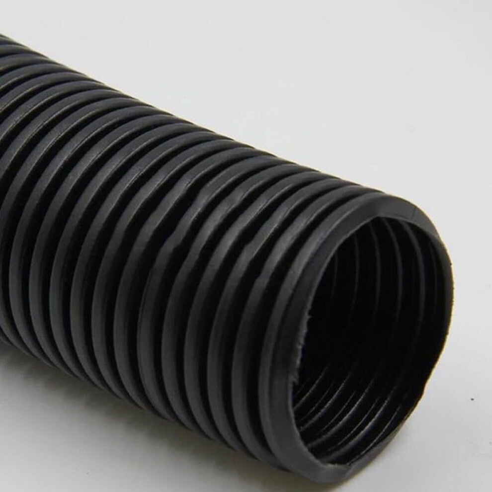 Cable Management Polyethylene Split Wire Loom Tubing 1/4 Inch Ribbed Sleeve For Wire Protection 9426802609035