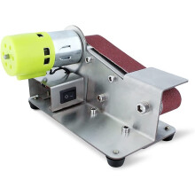Belt Sander Grinder Mini Belt Sander 7Speed DIY Sander 15Degree FixedAngle Abrasive Belt Machine for Wood Metal Stone
