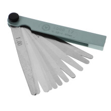 1 Set of Splitting Piece The Feeler Gauge Tool Valve Thickness Gauge Feeler Gauge For Valves Measuring Gauge Feeler Gauge Stainless Steel Silver