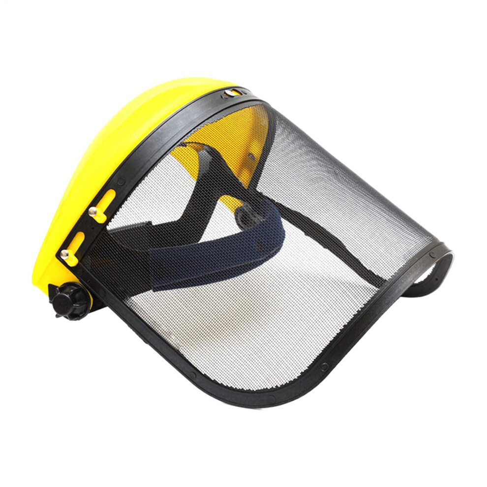 Protective Face Shield With Hard Hat Adapter Adjustable Wire Visor Headgear For Logging Arborist Forestry Industrial 9189345338632
