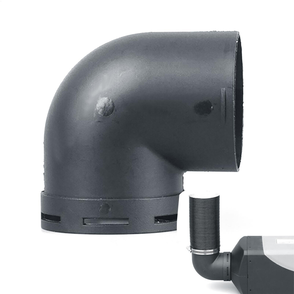 Auto Air Heater Exhaust Connection 2.36/3Inch Warm Air Duct Pipe Angle Outlet Connector 9347817977752