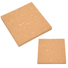 Lightweight Rubber Corkboard for DIY Leather Crafts, Safe & Portable