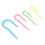 Curved Crochet Hooks 80Pcs U Cable Needles 4 Sizes Smooth Durable for Knitters 10
