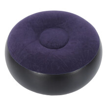 Inflatable Ottoman Round Footrest Stool for Camping and Home, Lightweight and Comfortable
