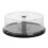 Clear Plastic CD Dvd Storage Bucket For Discs With Black Spindle, Versatile Media Disc Organizer, Protective Case 1