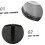 Clear Plastic CD Dvd Storage Bucket For Discs With Black Spindle, Versatile Media Disc Organizer, Protective Case 2