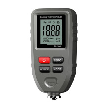 Coating Thickness Gauges TC100 Thickness Meter Car Paint Thickness Tester FE/NFE Manual Automotive Instrument Small Gray