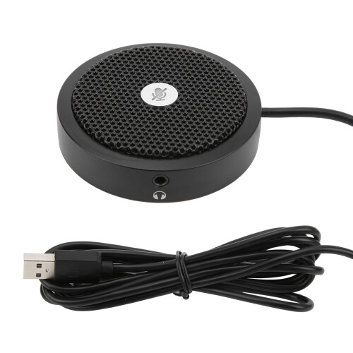 Μικρόφωνο Συνεδρίων USB, Πανκατευθυντικό, Plug and Play με Κομψό Σχεδιασμό Μικροφώνου, 1