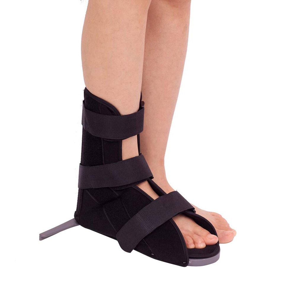Orthopedic Walking Boot with  Dorsiflexion Support, SlipResistant Sole for Ankle Fracture Recovery