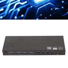 8-Port USB KVM-Schalter 4K 60Hz 18Gbps HDCP 2.2 Metall