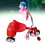 Kleinkind Dreirad Rot Farbe Faltbare 3 Position 5