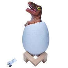 3D Nachtlampje Velociraptor Ei Bureaulamp 3 Kleur Touch Cartoon Tafellampen Home Decor voor Kind Verjaardagscadeau