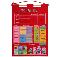 Easy-Hang Kinder-Wandkalender: 43,5*63,5 cm mit lustigen Fingerhülsen