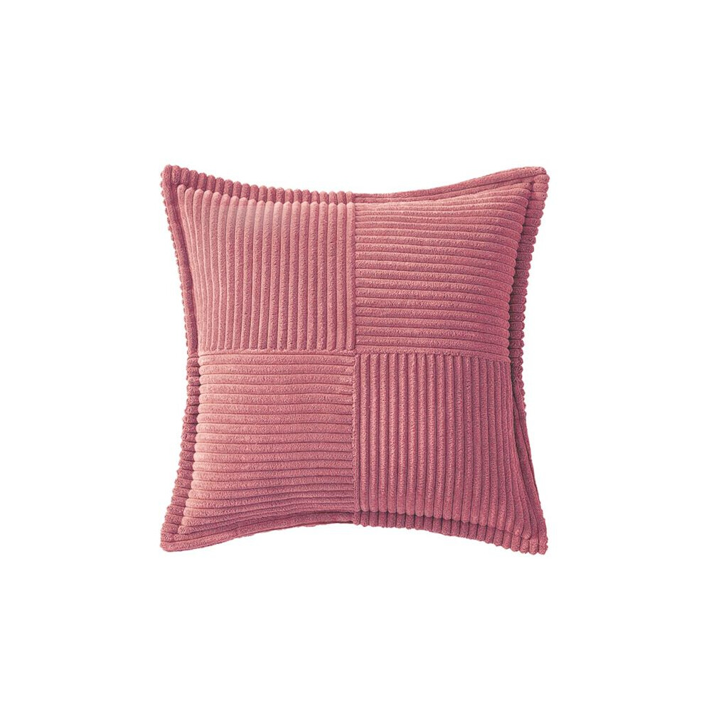 Corduroy Pillow Covers With Splicing Soft Couch Pillow Covers Broadside Striped Decorative Textured Throw Pillows Saudism