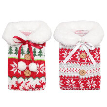 JulvinflaskpåSe,XmasvinflaskpåSar,Inredning för VinflaskkläNning,Perfekt Flaskdekor för Julbordet