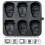 Skull Cake Pan Silicone Skull Cakelet Mold Skull Pirate Cake Tin Baking Pan 3
